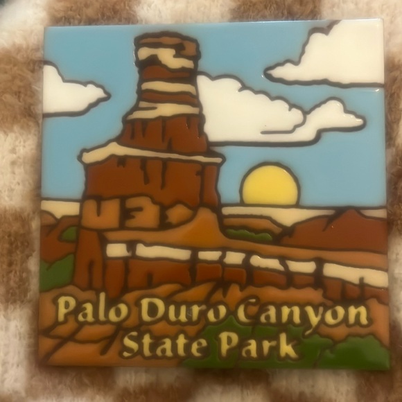 Other - Palo Duro Texas Canyon Art Tile wall decor or trivet